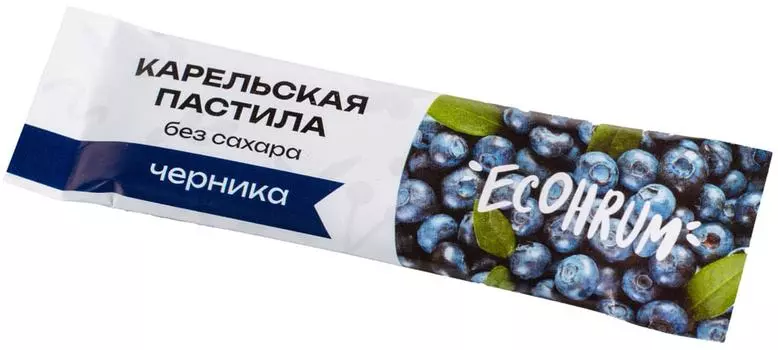 Пастила Ecohrum Черника 20г - Vprok.ru Перекрёсток