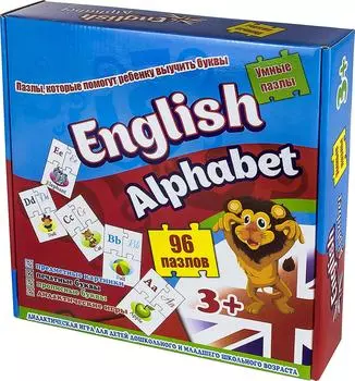 Пазлы Strateg English alfabet