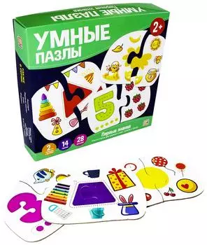 Пазлы умные Malamalama Первые знания