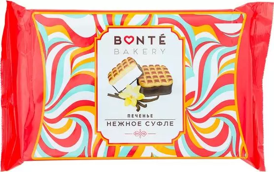 Печенье Bonte Bakery Нежное суфле 240г. Закажите онлайн!