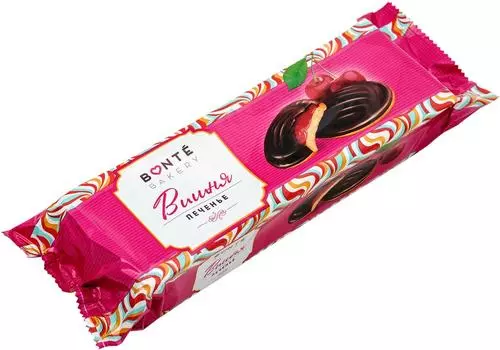 Печенье Bonte Bakery Вишневое сдобное 137г