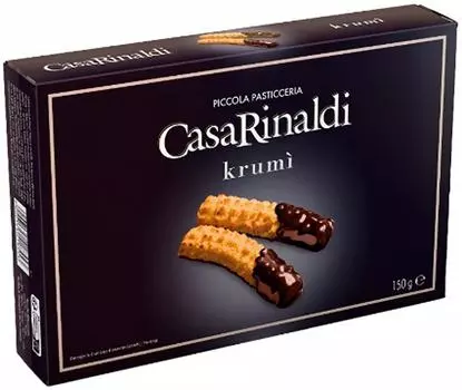 Печенье Круми Casa Rinaldi в шоколадной глазури 150г