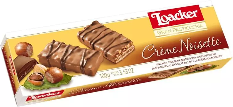 Печенье Loacker Gran Pasticceria Creme Noisette 100г