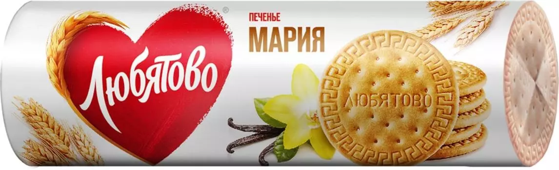 Печенье Любятово Мария традиционное 156гс доставкой!