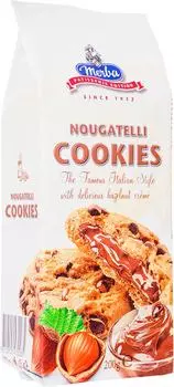 Печенье Merba с кусочками шоколада и ореховым кремом 200г