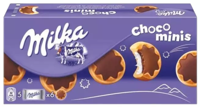 Печенье Milka Choco Minis 150г - Vprok.ru Перекрёсток