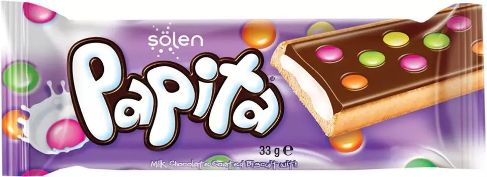 Печенье Papita драже с конфетами 33г. Доставим до двери!
