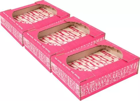 Печенье Русская Печь Александровская c вишневой начинкой 500г (упаковка 3 шт.)