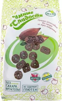 Печенье Умные Сладости шоколадное без глютена 160г