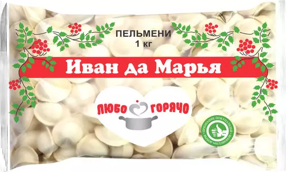 Пельмени КузнецовЪ Иван да Марья 1кг