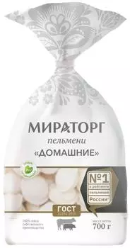 Пельмени Мираторг Домашние 700г - Vprok.ru Перекрёсток