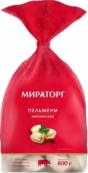 Пельмени Мираторг фермерские 800г