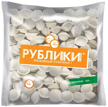 Пельмени Поспел Рублики классические 450г