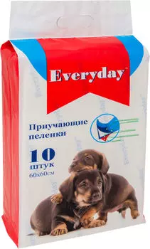 Пеленки Everyday впитывающие для животных 60*60см 10шт