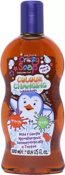 Пена для купания детская Kids Stuff меняющая цвет из оранжевого в зеленый 300мл