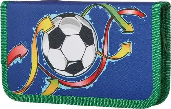 Пенал №1 School Goal 1 отдел ткань 19*11см