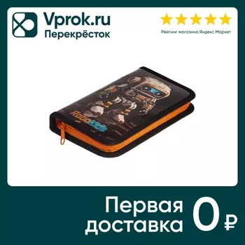 Пенал Hatber Робо с таблицей умножения 19*11.5см