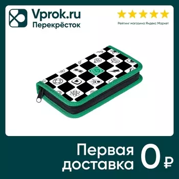 Пенал Hatber Смайлики 3D с таблицей умножения 19*11.5см