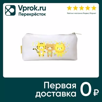 Пенал-косметичка Каляка-Маляка Зверята 21*3*8.5см