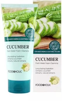 Пенка для умывания Food A Holic с экстрактом огурца 180мл