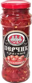 Перчик халапеньо Скатерть-самобранка красный 370мл