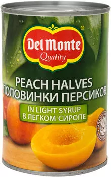 Персики Del Monte Половинки в сиропе 420гс доставкой!