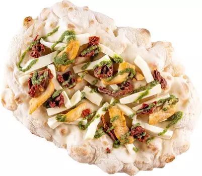 Пицца Папа Наполи замороженная неаполитанская пицца Курица с песто 380г