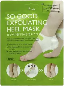 Пилинг-маска для пяток Prreti Exfoliating Heel Mask 1 пара