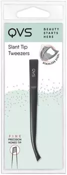 Пинцет QVS эргономичный со скошенными кончиками