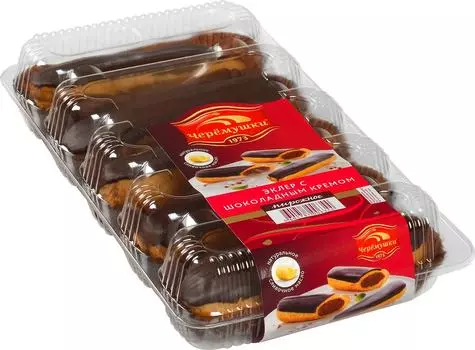 Пирожное Черемушки Эклер с шоколадным кремом 200г