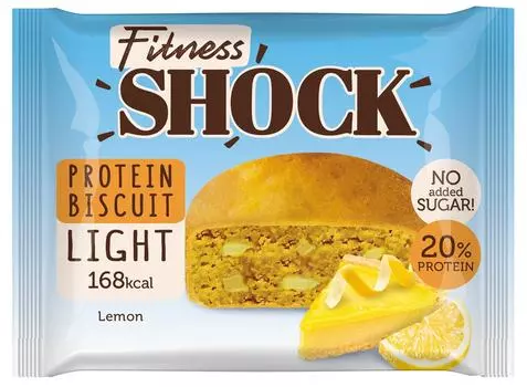 Пирожное FitnesShock неглазированное Лимон 40г