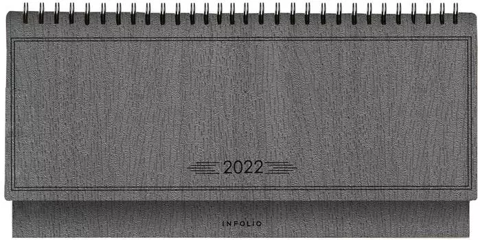 Планинг Infolio Wood датированный 2022 128стр 140*292мм