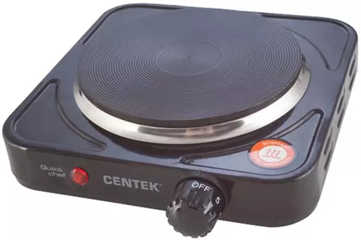 Плитка Centek CT-1506 электрическая черная 15.5см