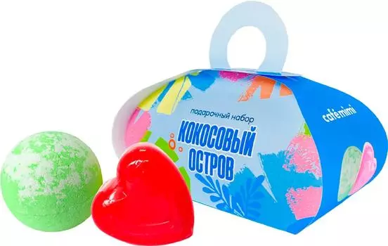 Подарочный набор Cafe Mimi Сундучок Кокосовый остров 200г
