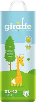 Подгузники Lovular Giraffe XL 13-18кг 42штс доставкой!