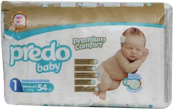 Подгузники Predo baby №1 2-5кг 54шт. Доставим до двери!