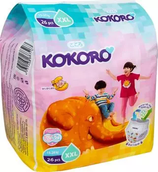 Подгузники-трусики Kokoro Junior 15-28кг 26шт