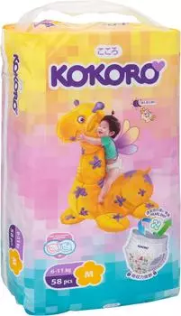 Подгузники-трусики Kokoro Midi 6-11кг 58шт