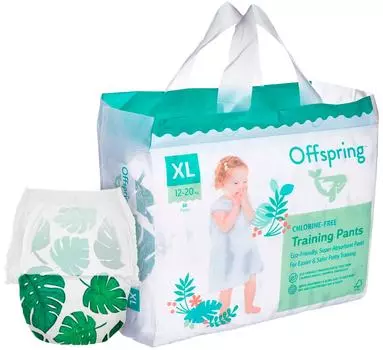 Подгузники-трусики Offspring Тропики XL 12-20кг 30шт