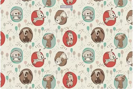 Подкладка настольная Erich Krause Little Dogs А3