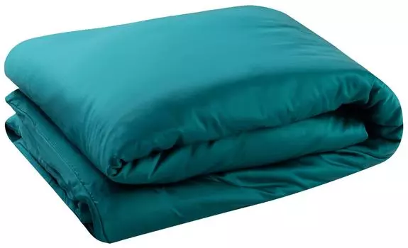 Пододеяльник Amalco Home Тенсель на молнии морская волна 145*200см