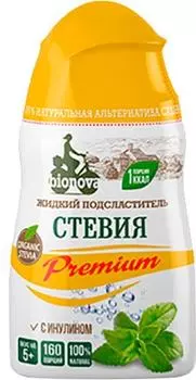 Подсластитель жидкий Bionova Стевия Premium 80г