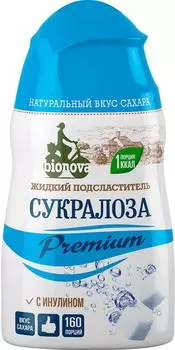 Подсластитель жидкий Bionova Сукралоза Premium 80г