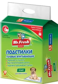 Подстилки Mr.Fresh гелевые впитывающие 12шт