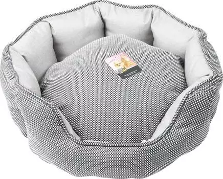 Подушка для лежака Lilli Pet Princess&amp;King 55*49*19см серая