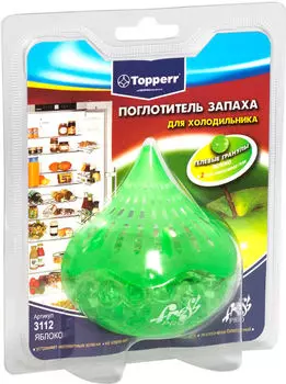 Поглотитель запаха Topperr для холодильника яблоко