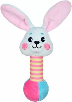 Погремушка Жирафики со звуком Зайка