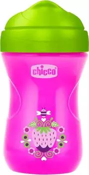 Поильник Chicco Easy Cup 12мес+ розовый 266мл