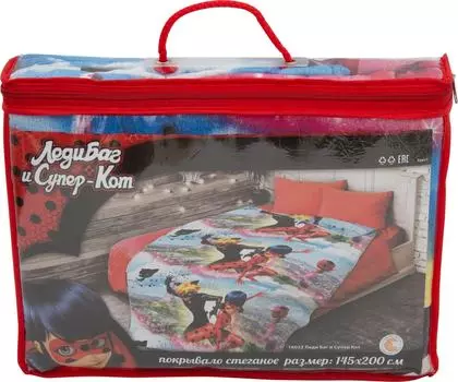 Покрывало Непоседа ЛедиБаг и Супер-Кот 145*200см