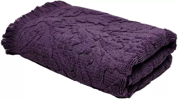Полотенце Picassa Феникс махровое 100*150см черничный